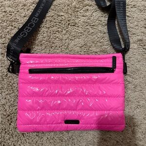 BCBG neon pink purse